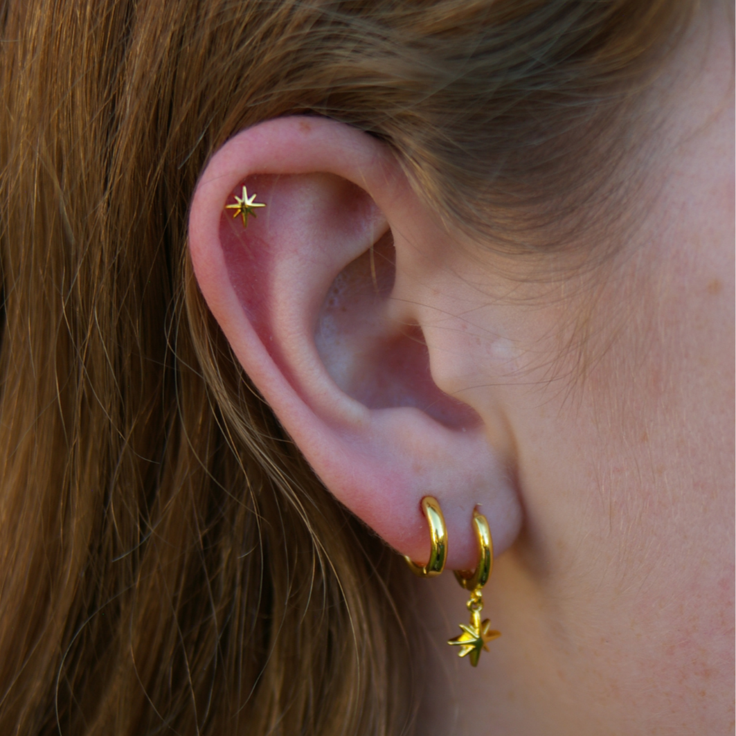 Nova Earring Set in Gold