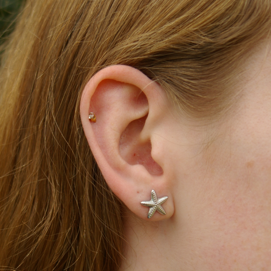 Stella Earrings in Silver