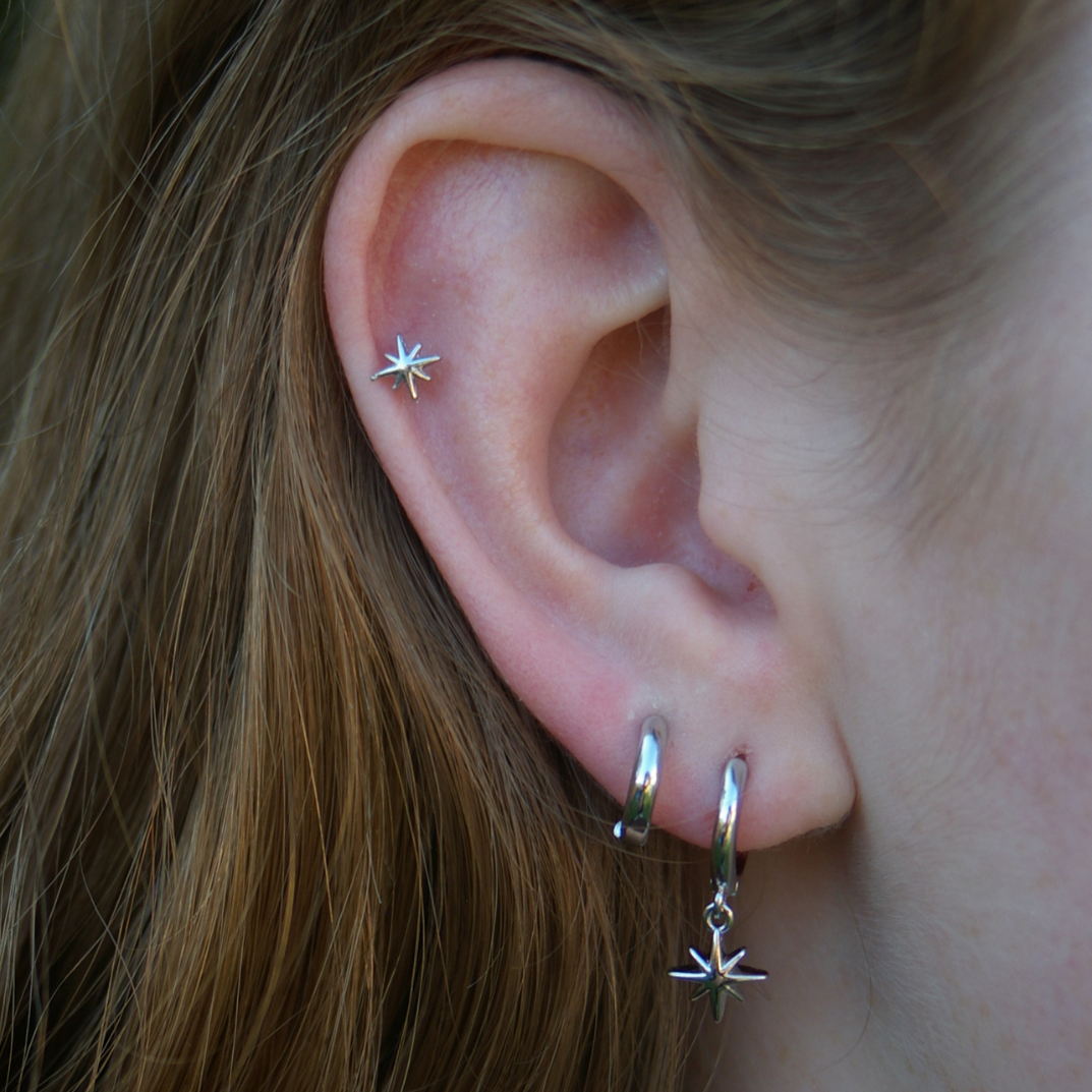Nova Earring Set in Silver