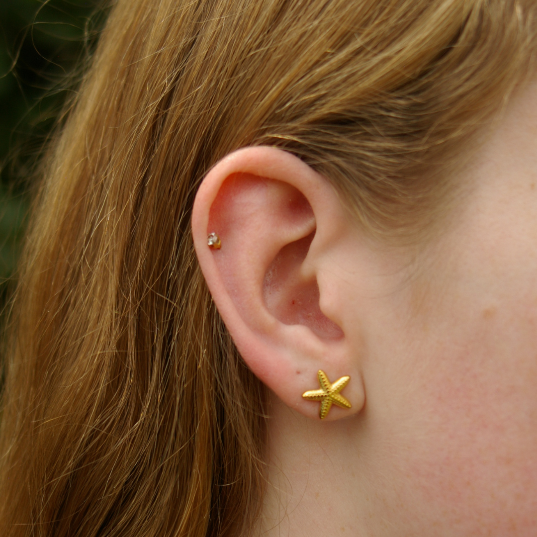 Stella Earrings in Gold