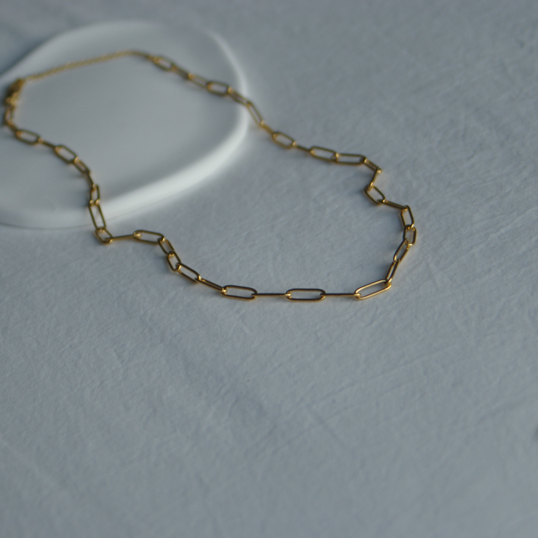 Let’s Link Necklace in Gold