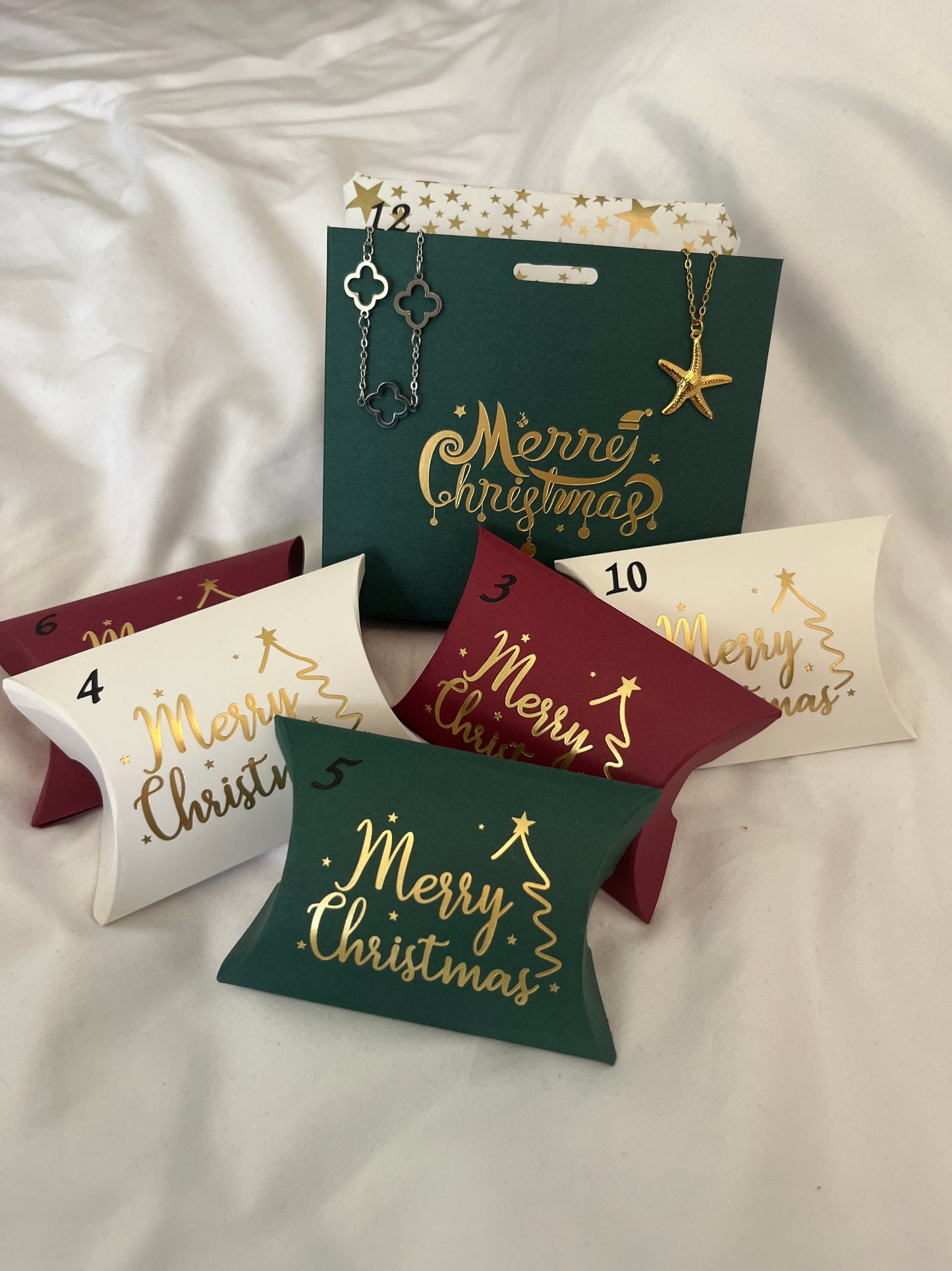 12 Day Advent Calendar in Gold & Silver