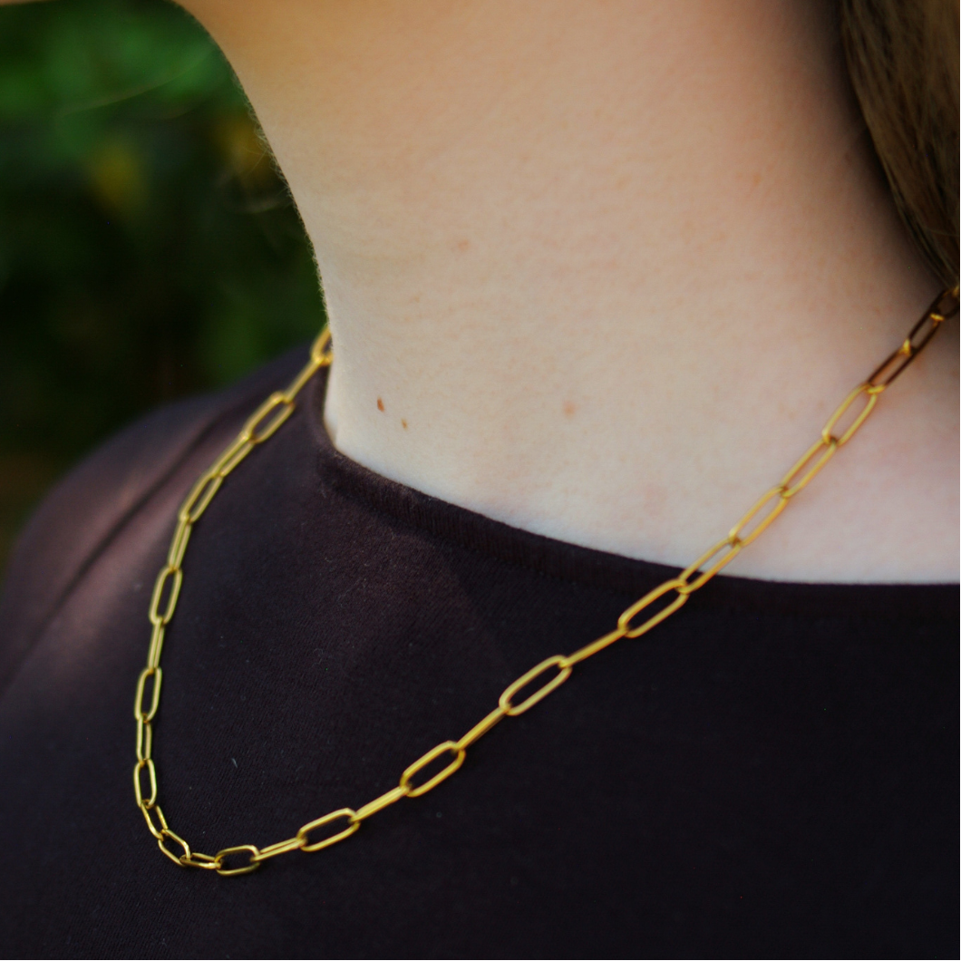 Let’s Link Necklace in Gold