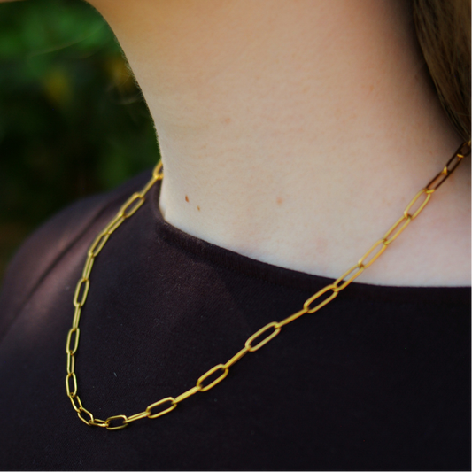 Let’s Link Necklace in Gold