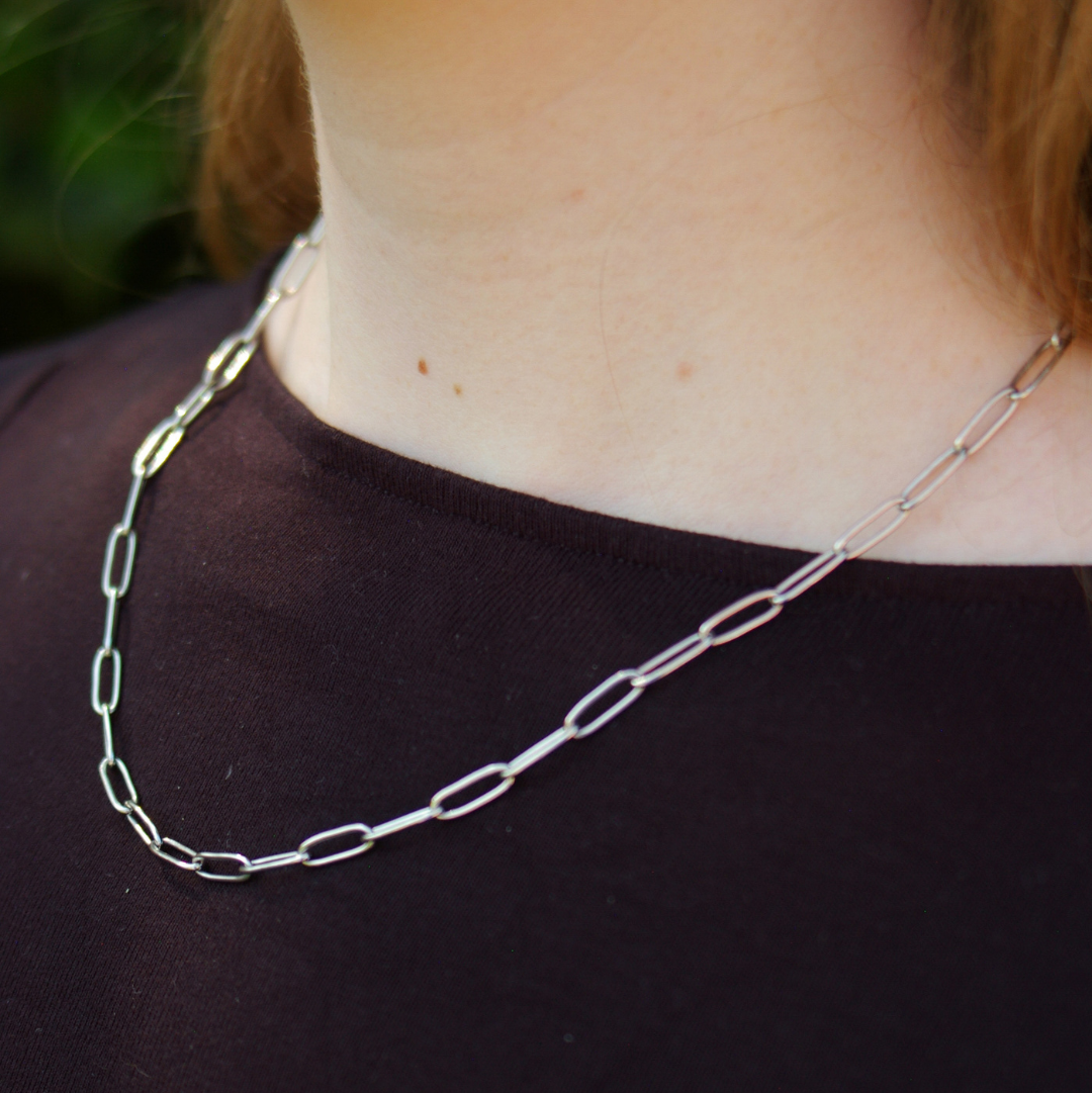 Let’s Link Necklace in Silver